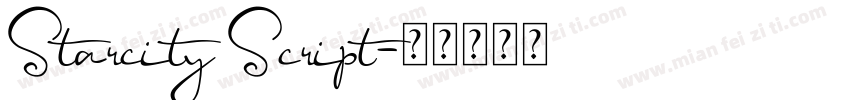 Starcity Script字体转换